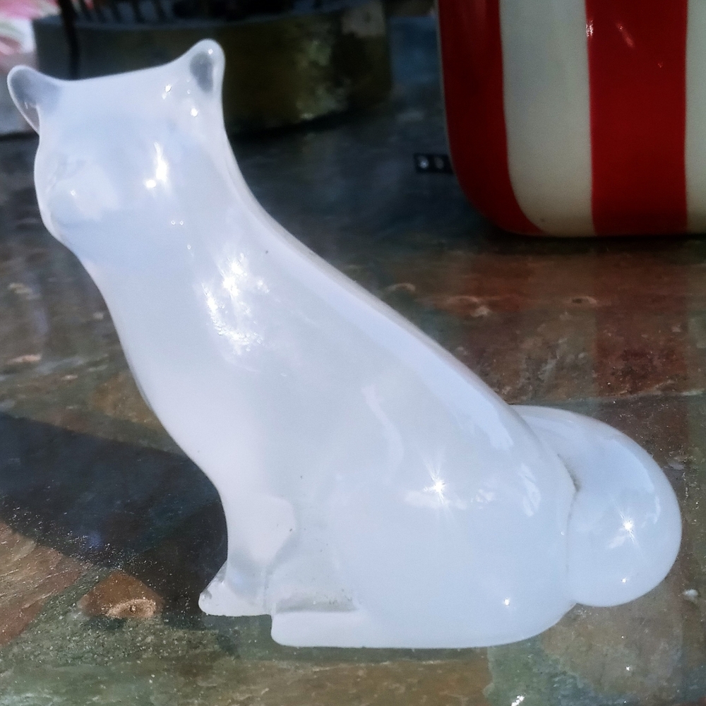 Vintage Opaline Fox